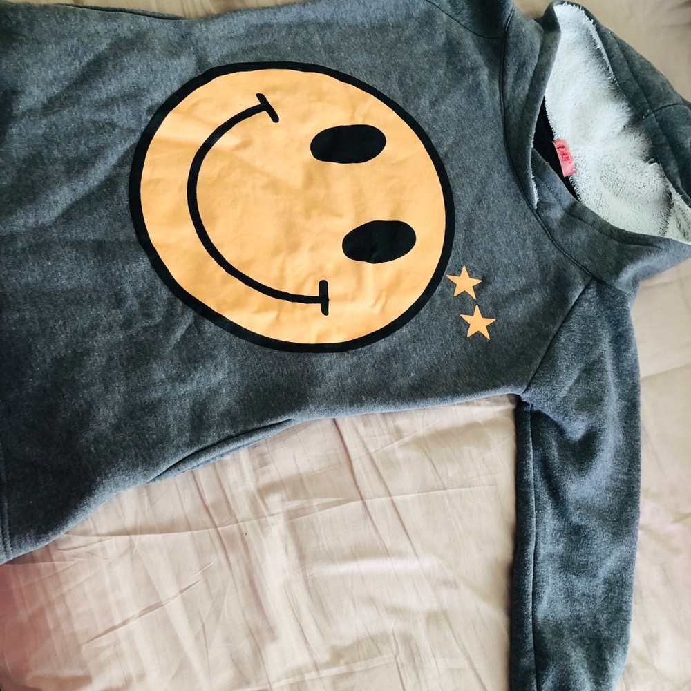 Long Smiley Face Hoodie
